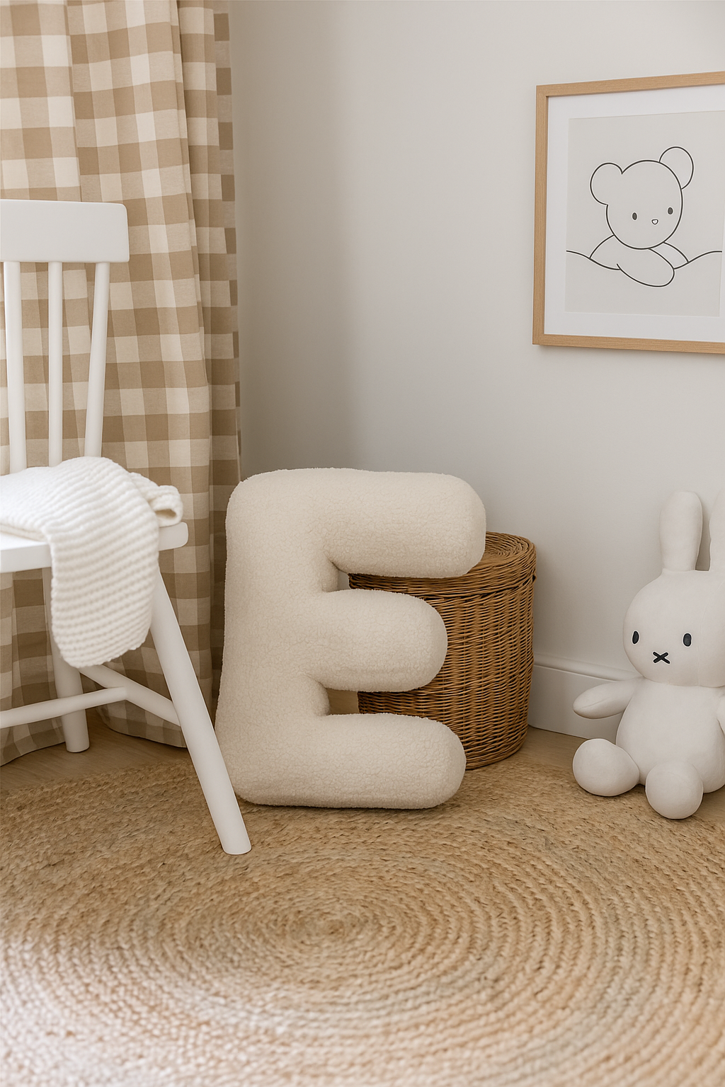 Teddy Letter Kussen E