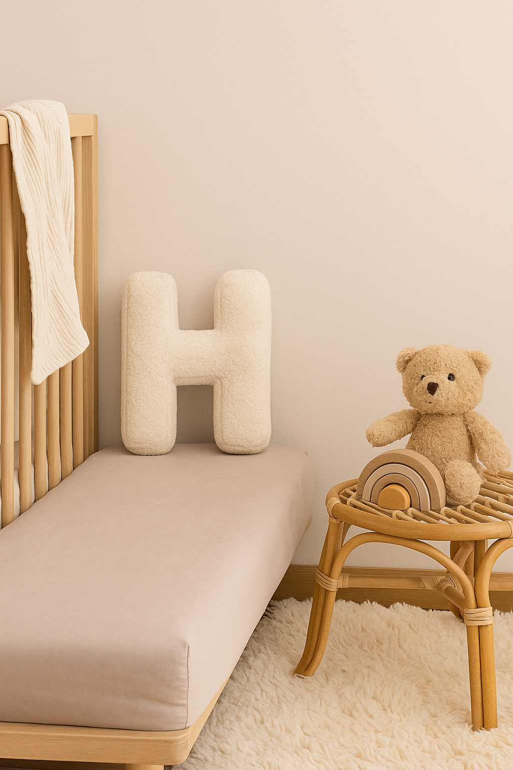 Teddy Letter Kussen H