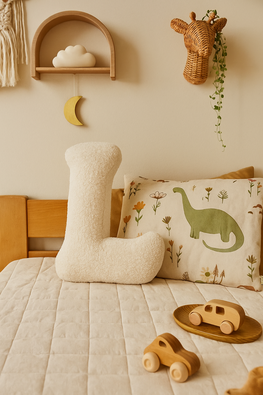 Teddy Letter Kussen L