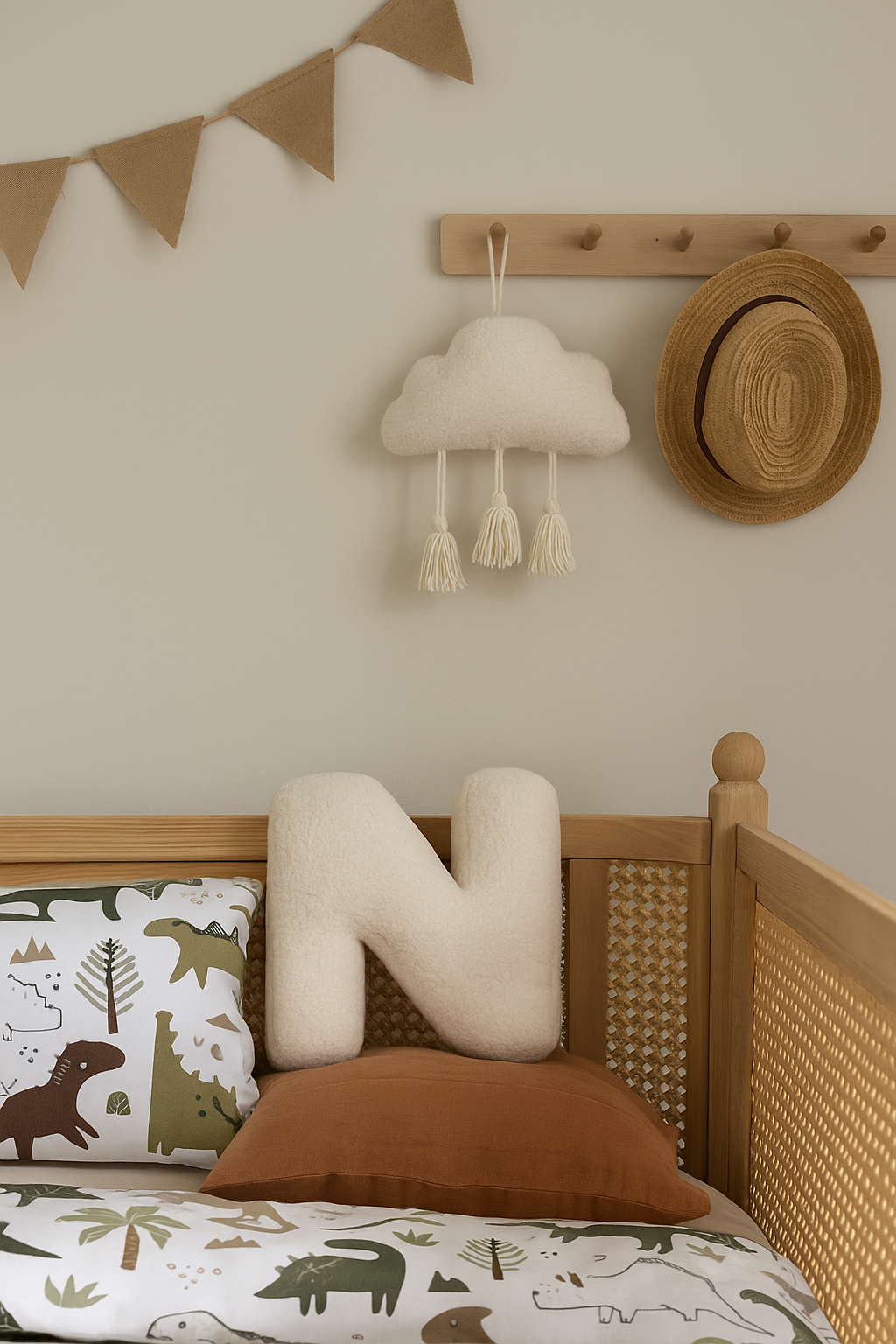Teddy Letter Kussen N