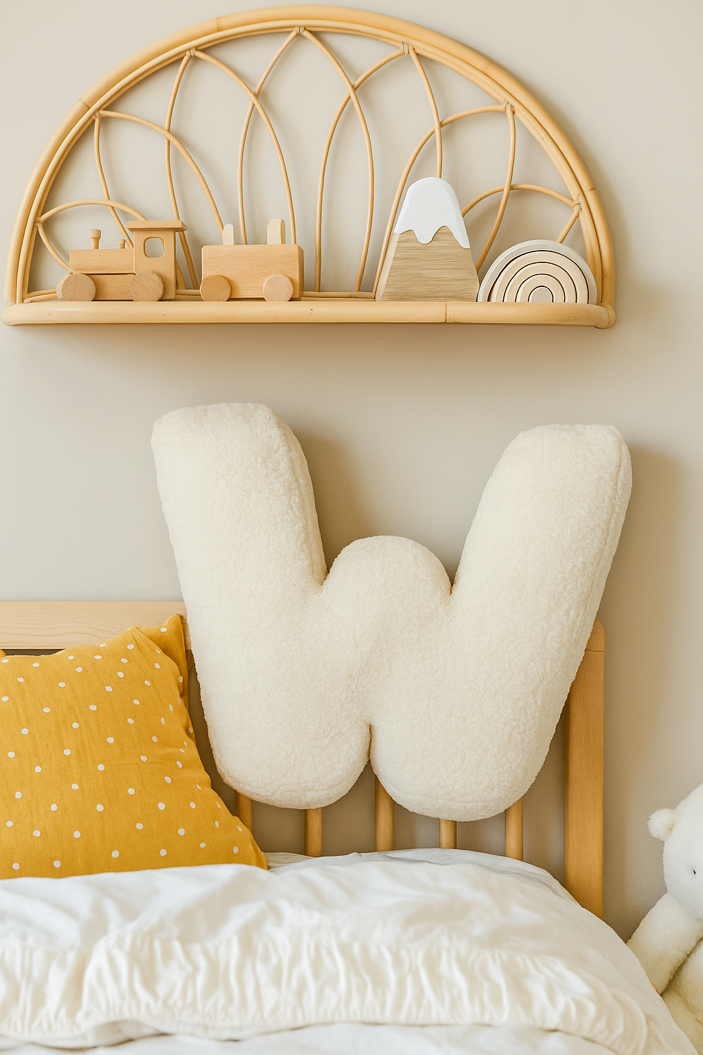 Teddy Letter Kussen W